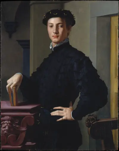Portrait of a Young Man with a Book Bronzino